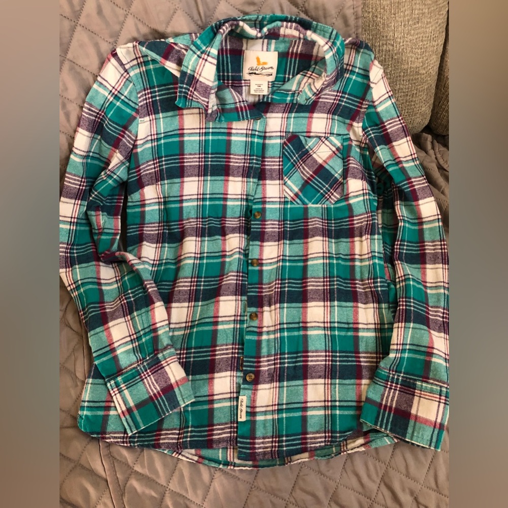 Fied & Stream Plaid flannel size small